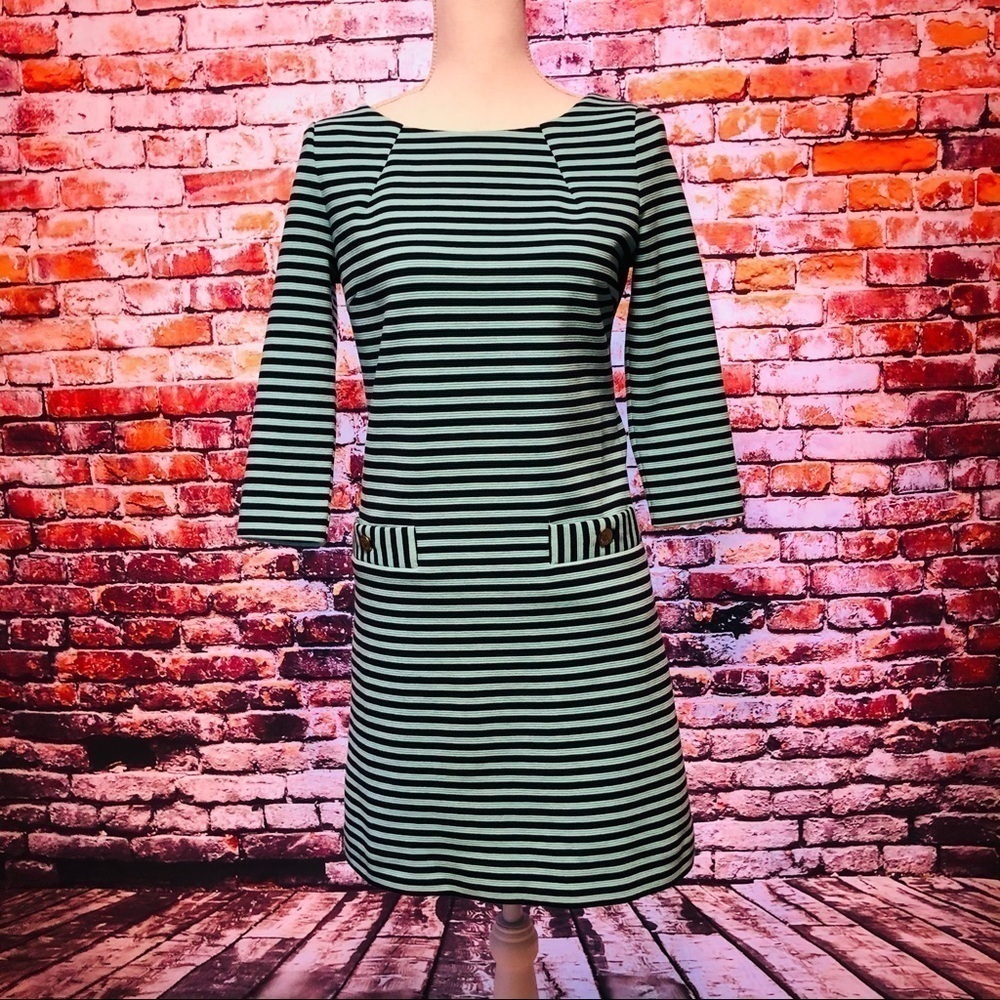 LILY PULITZER BLUE STRIPED DRESS SIZE SMALL